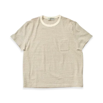 OUR LEGACY Work Shop x Emporio Armani Tasca T-Shirt "Cannoli Stripe"