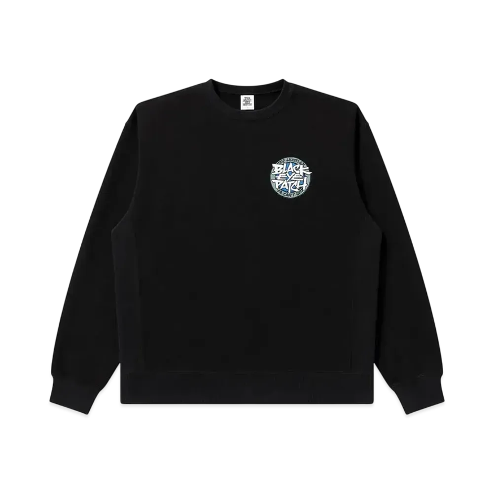 BlackEyePatch Rough Hustlaz Logo Crew Sweat "Black"