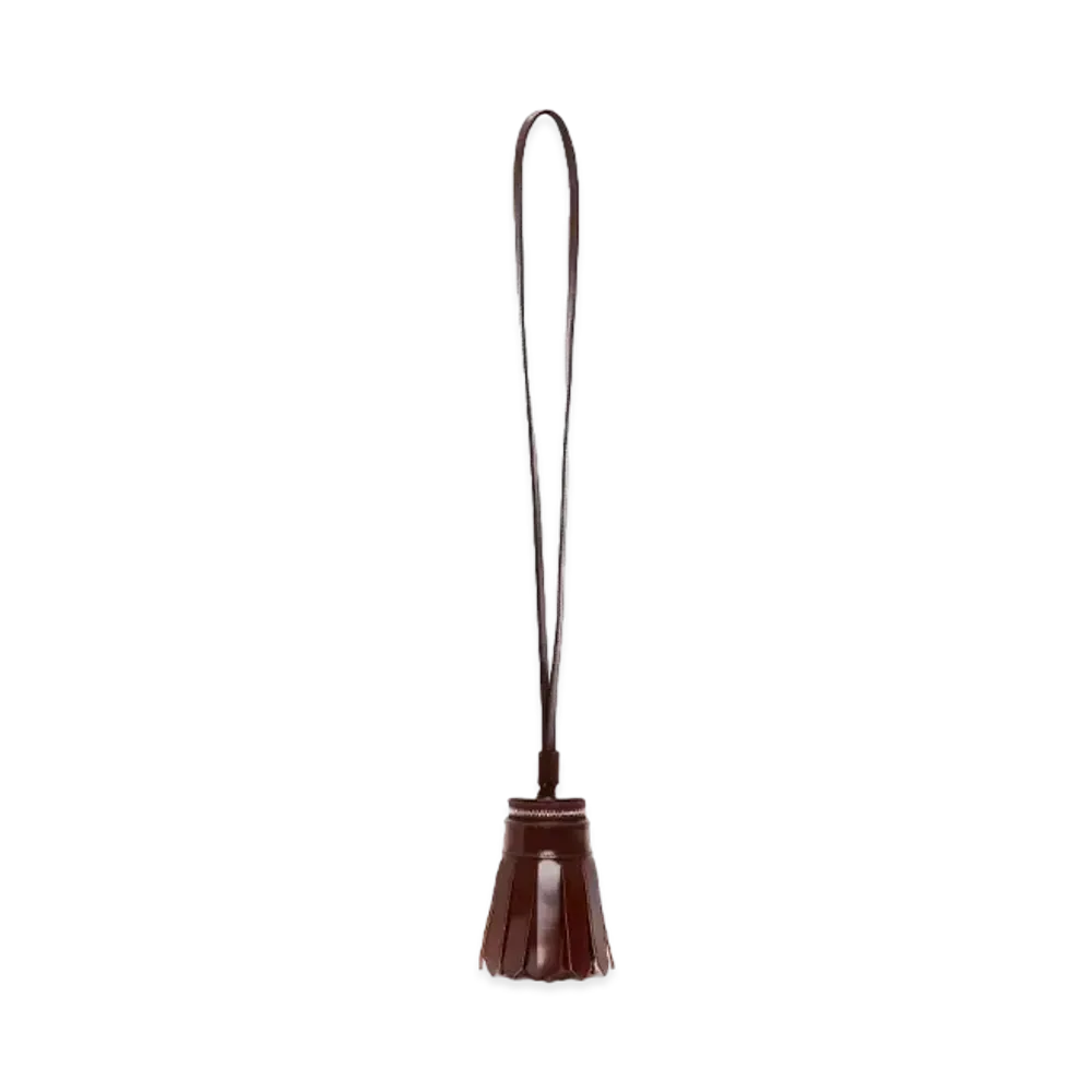 JW ANDERSON Mini Tassel Leather Cross-Body Bag "Brown"