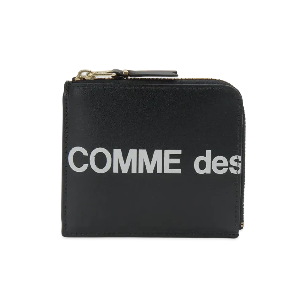 COMME des GARCONS Wallet Huge Logo "Black"