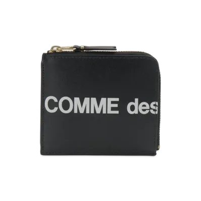 COMME des GARCONS Wallet Huge Logo "Black"