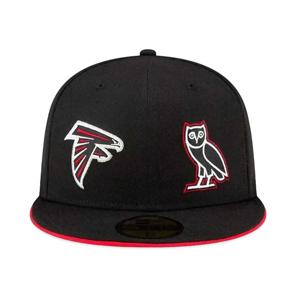 NEW ERA 59FIFTY OVO x NFL Atlanta Falcons "Black"