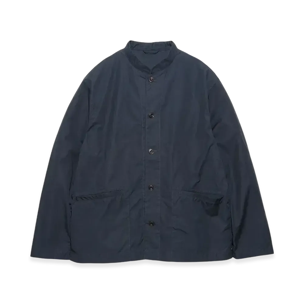 nanamica Band Collar Shirt Jacket "Navy"