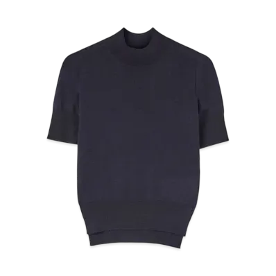 Jil Sander Women's Crew-Neck Sweater "Midnight"