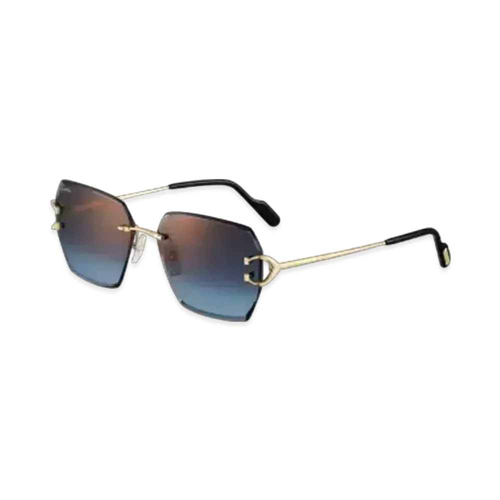 Cartier Signature C de Cartier Sunglasses "Blue"
