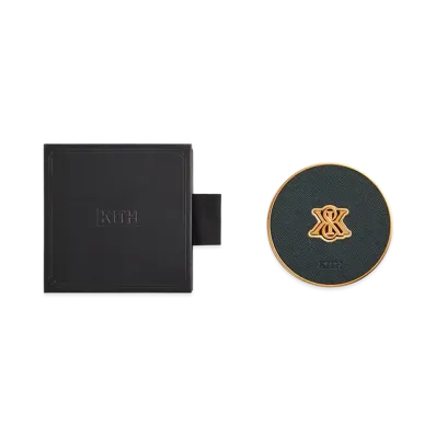 Kithmas Crest Set of 4 Leather Coasters "Stadium"