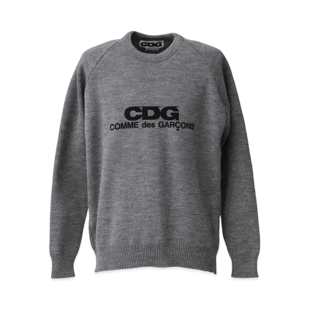 Comme des Garçons LOCHAVEN of SCOTLAND ROUND NECK SCHOOL PULLOVER "Grey"