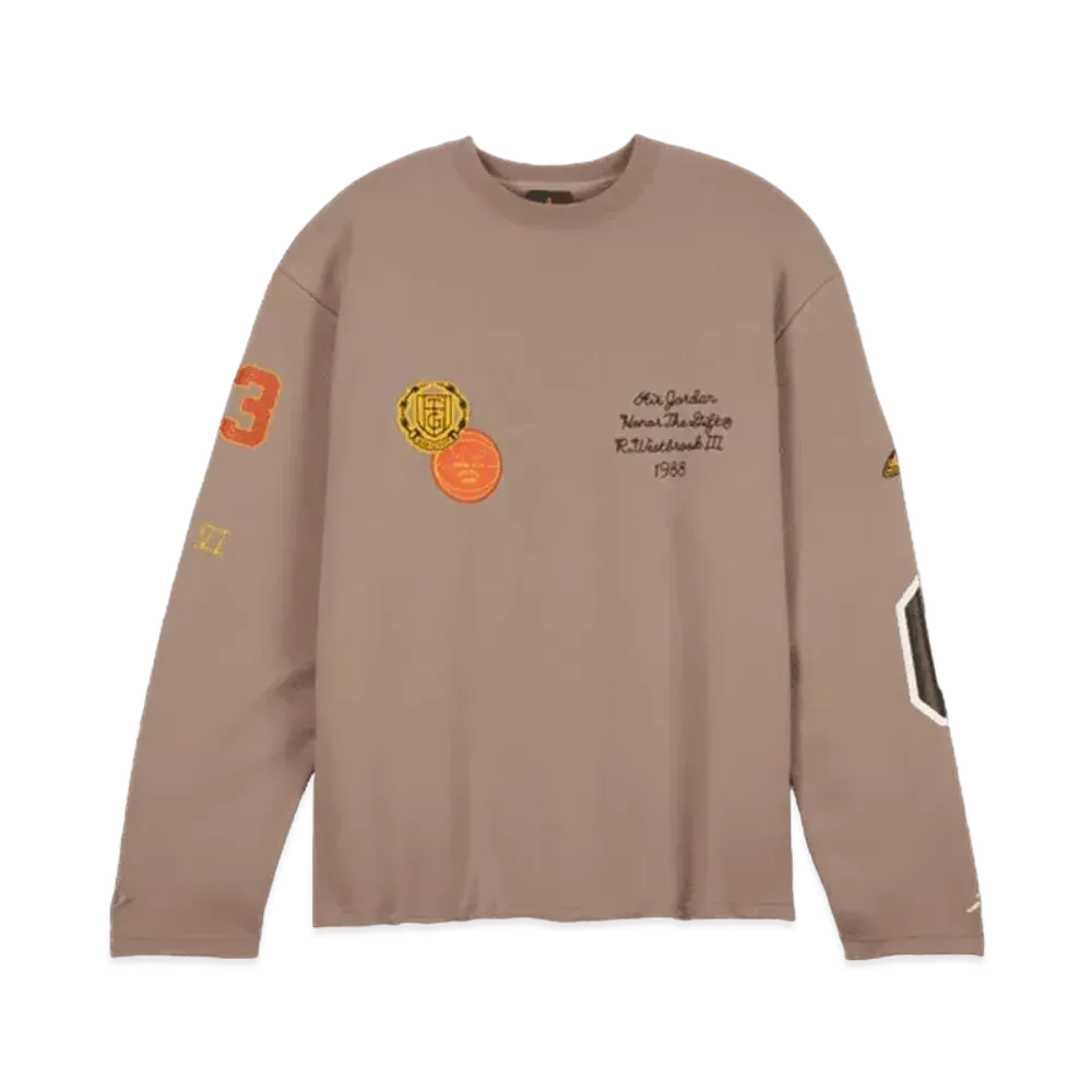 Jordan x Honor The Gift Men's Crewneck Sweatshirt "Greige"