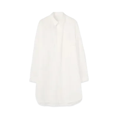 Yohji Yamamoto Pour Homme WOMAN PRINT 2POCKETS BLOUSE "White"