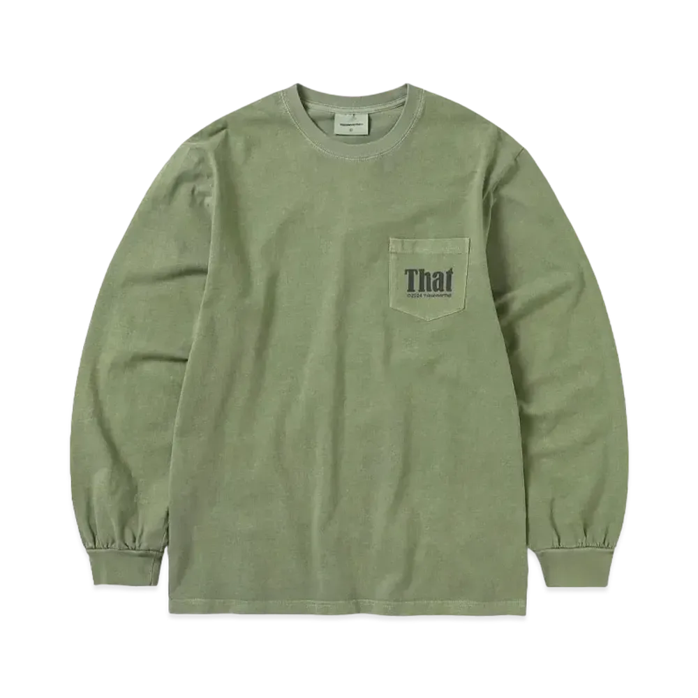 thisisneverthat That Pocket L/S Tee "Olive"