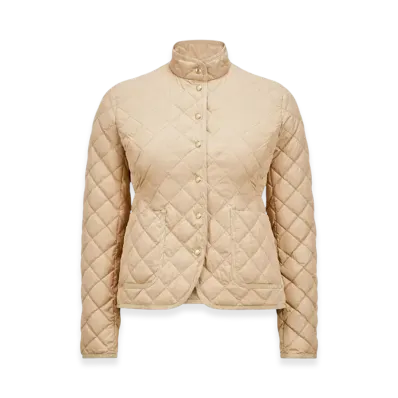 MONCLER Epin Fit & Flare Short Down Jacket "Beige"