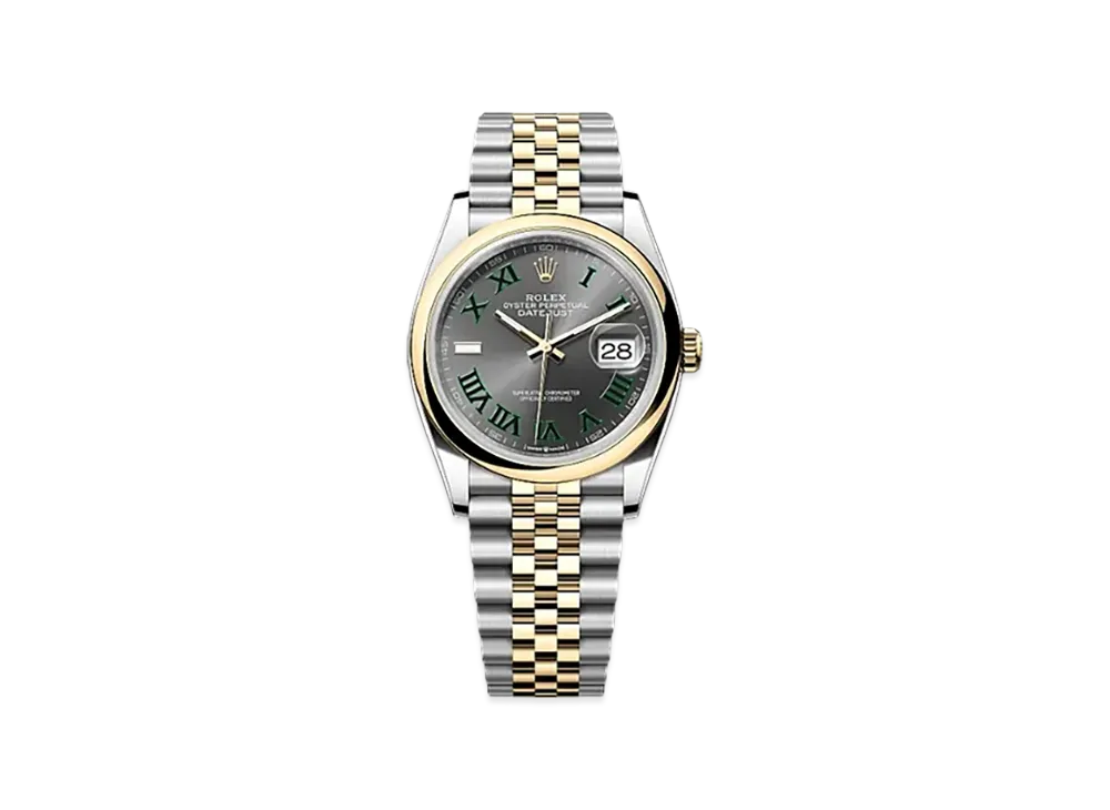 ROLEX Datejust 36 Oystersteel & Yellow Gold "Grey"