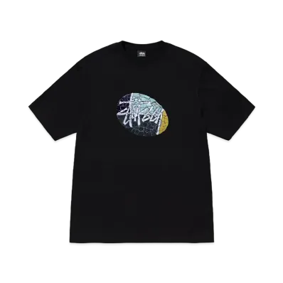 Stussy Mosaic Tee "Black"