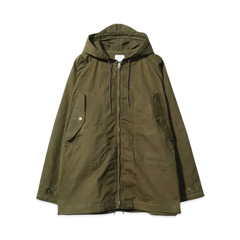 ANDFAMILYS WEATHER CLOTH PARAFFIN PARKA "OD"