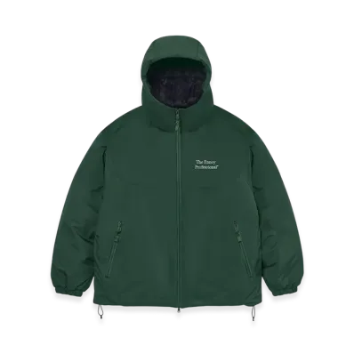 ENNOY Stylistshibutsu Padded Nylon Hoodie "Green" (25AW)