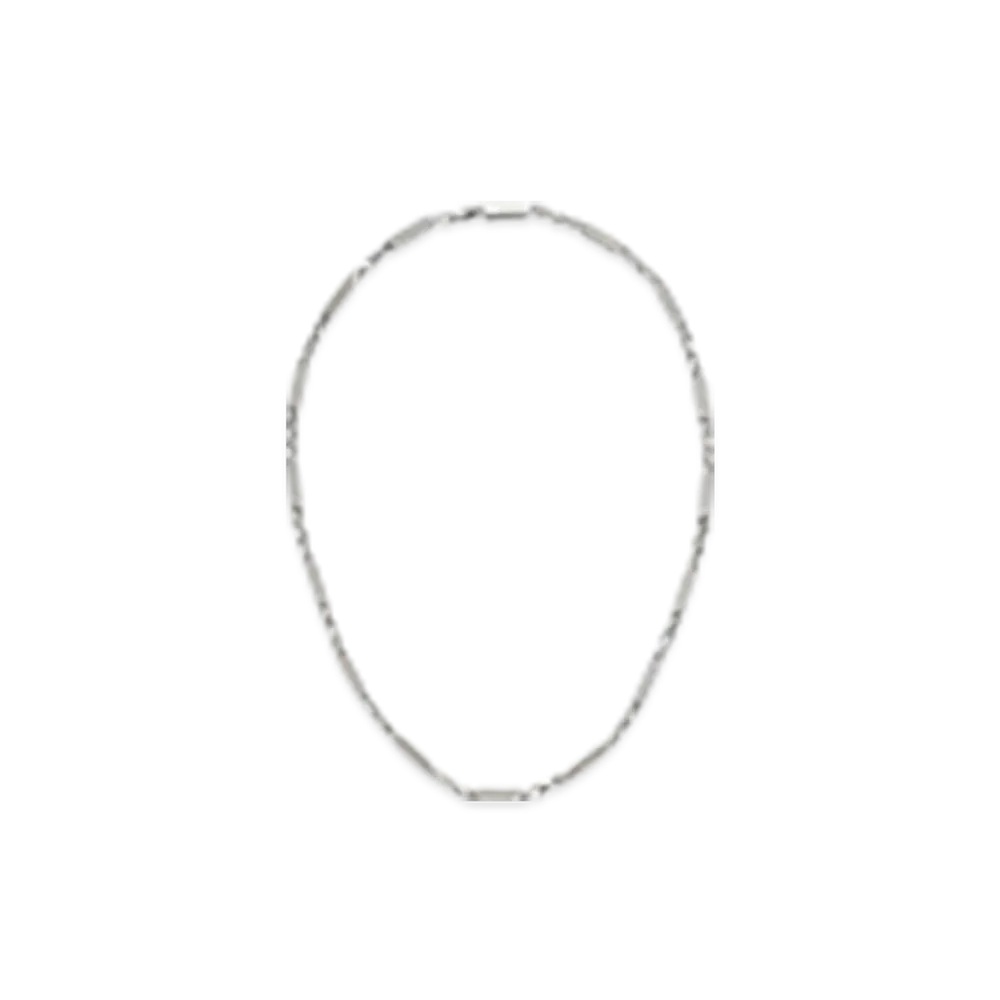 Bottega Veneta Pen Chain Necklace "Silver"