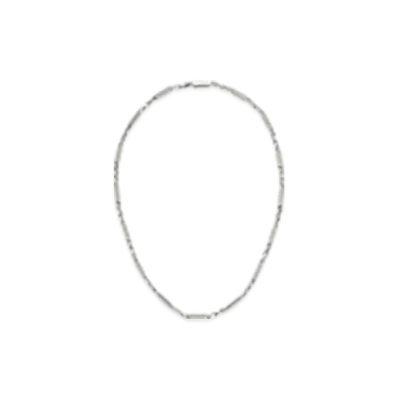 Bottega Veneta Pen Chain Necklace "Silver"