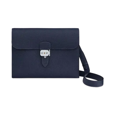 Hermes Sac a Depeches 29 Messenger Bag "Bleu Nuit"