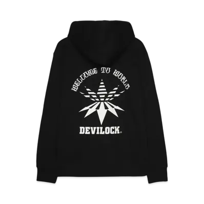 DEVILOCK VECTOR LOGO ZIP HOODIE "BLACK"