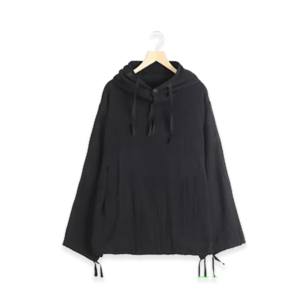 COMOLI Mesh Smock Parka "Black"