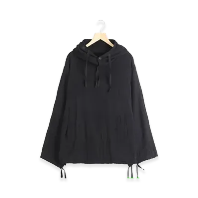 COMOLI Mesh Smock Parka "Black"