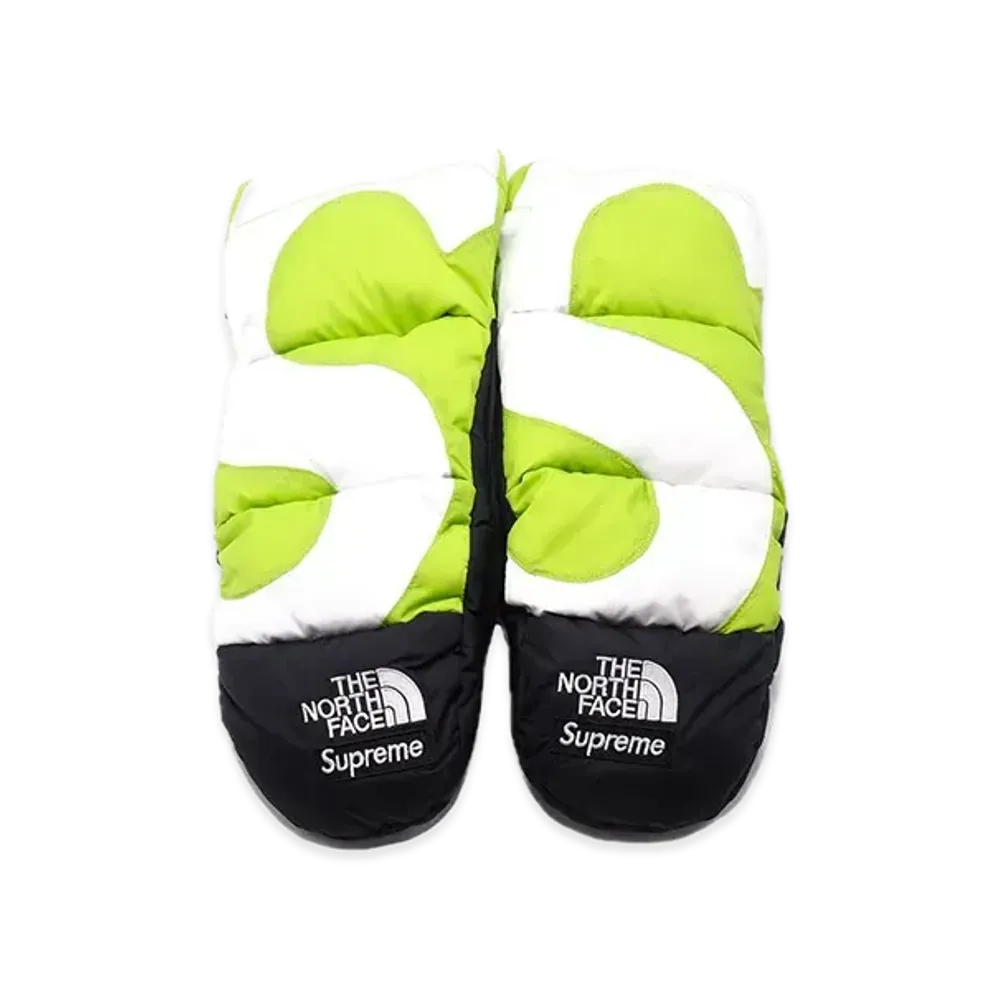 Supreme x The North Face S Logo Nuptse Mitts "Green"