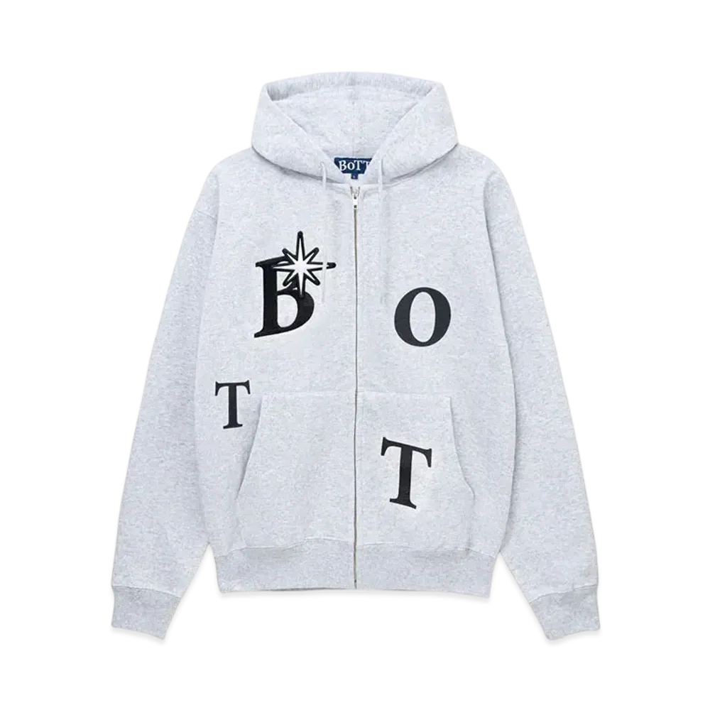 BoTT Scattered B Logo Zip Hoodie "Ash"