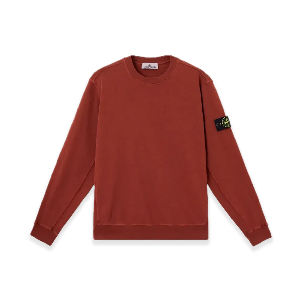 Stone Island 6100020 Malfile Fleece Old Effect "Copper"