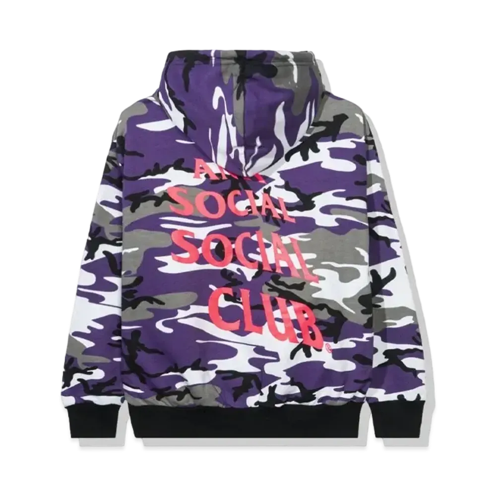 ANTI SOCIAL SOCIAL CLUB True Colors Purple Hoodie "Camo" (FW20)