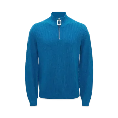 JW ANDERSON Henley Jumper "Sky Blue"
