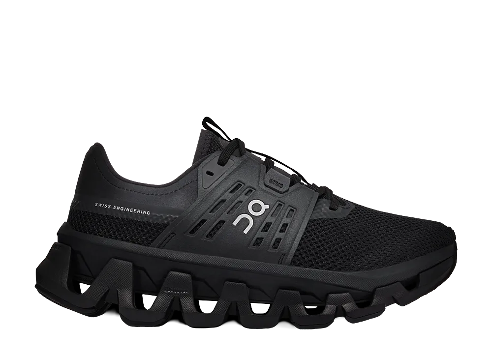 On Women's Cloudswift Amp "Black/Silver"