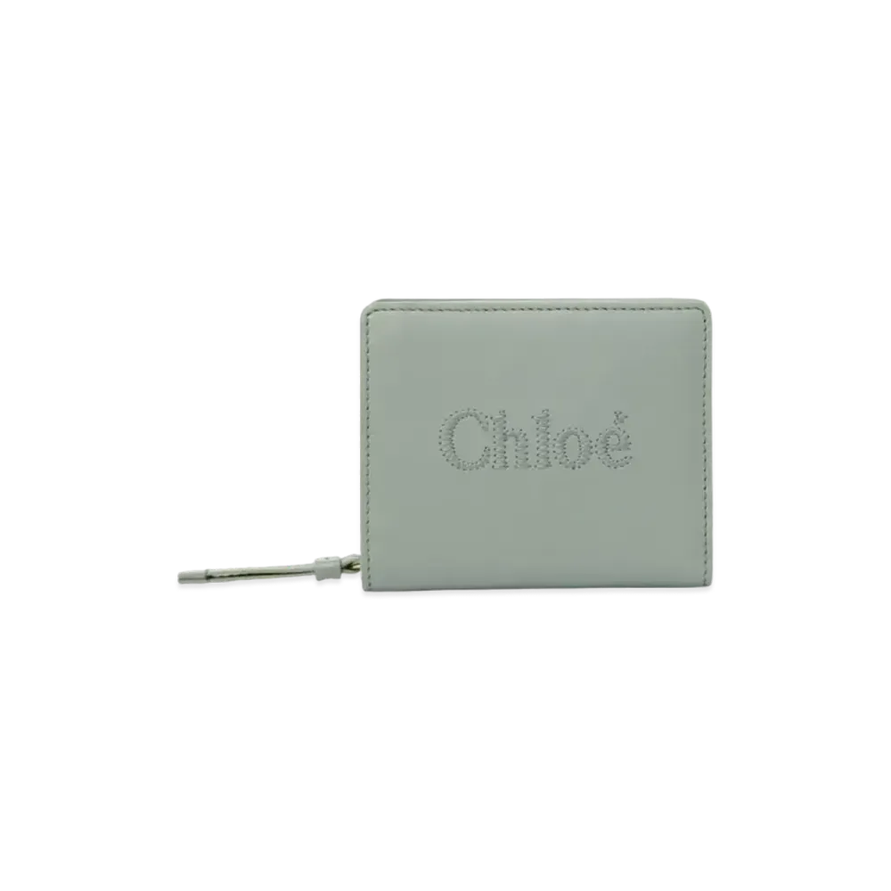 Chloe Sense Compact Wallet "Bay Green"