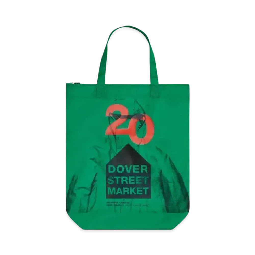 Dover Street Market London x Stone Island 20th Anniversary Tote "Green"