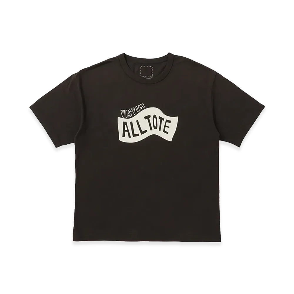 ビズビム ジャンボTシャツ ショートスリーブ DMGD "チャコール"