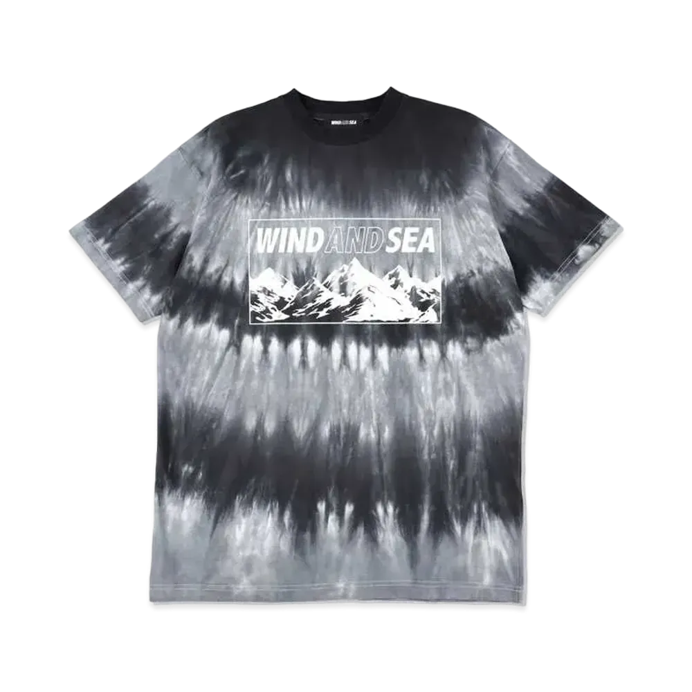 WIND AND SEA Mountain Range Tiedye S/S T "Black Tiedye"
