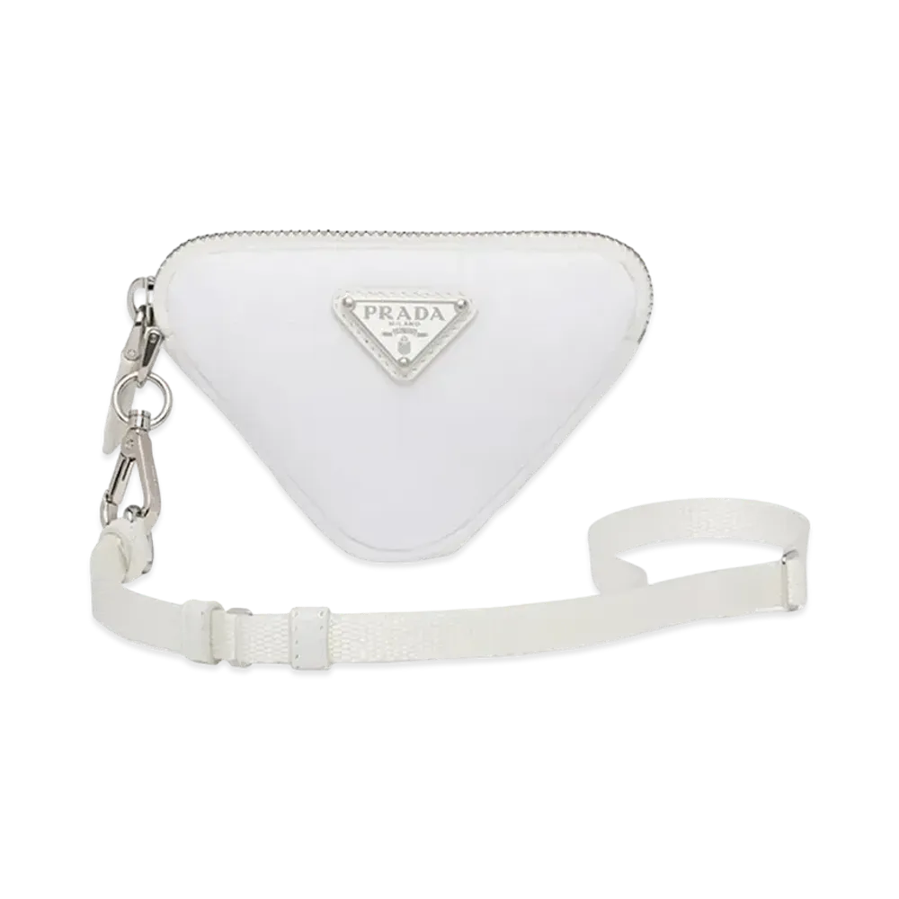 PRADA Re Nylon Mini Pouch "White"