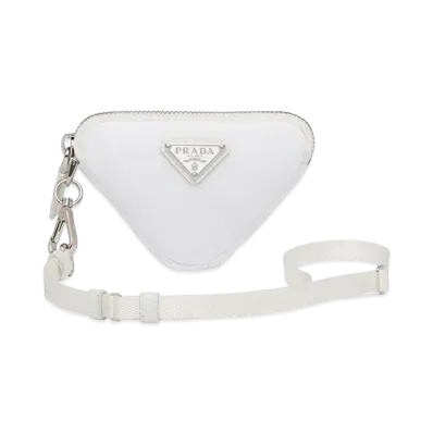 PRADA Re Nylon Mini Pouch "White"