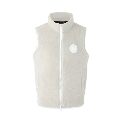 CANADA GOOSE Mersey Vest Kind Fleece Humanature "Mist Grey"