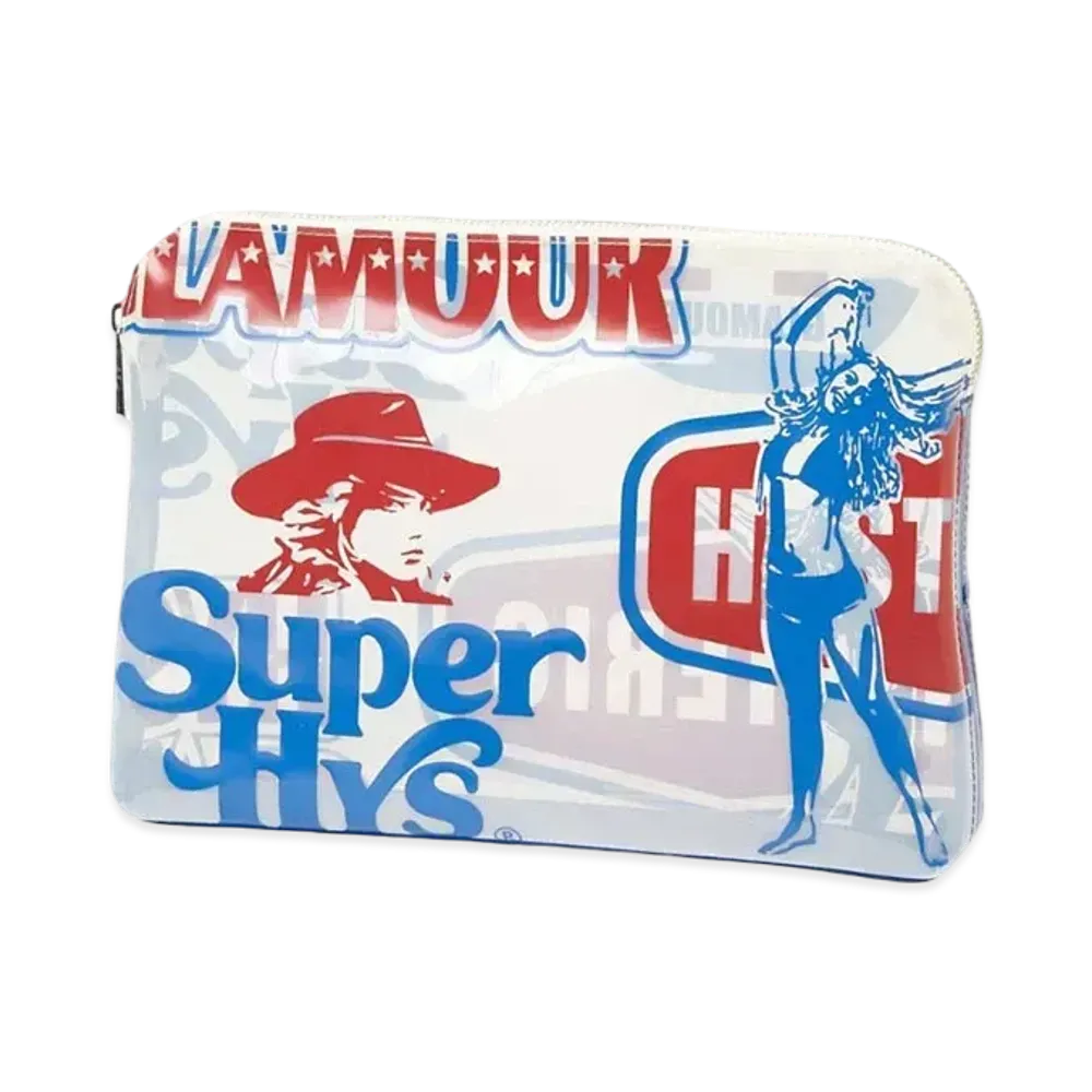 HYSTERIC GLAMOUR Hysteric Lover Clutch Bag "White"