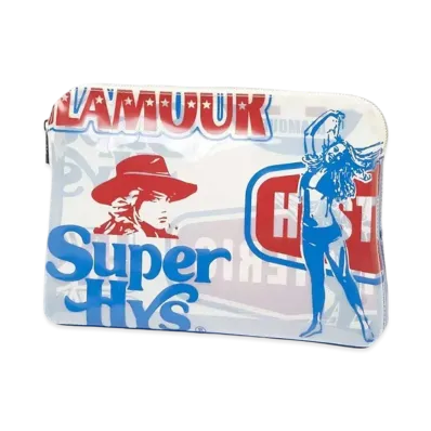 HYSTERIC GLAMOUR Hysteric Lover Clutch Bag "White"