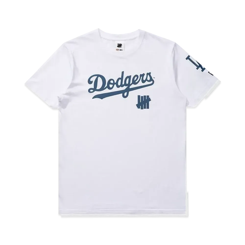 UNDEFEATED × LA DODGERS NEW ERA Tee "White"