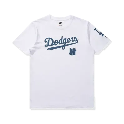 UNDEFEATED × LA DODGERS NEW ERA Tee "White"