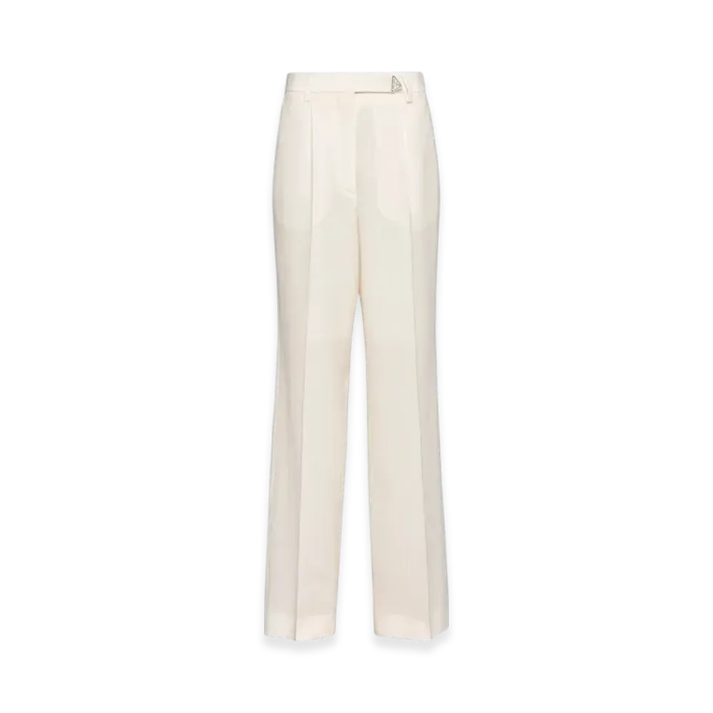PRADA Women's Kid Mohair Pants "Ivory"