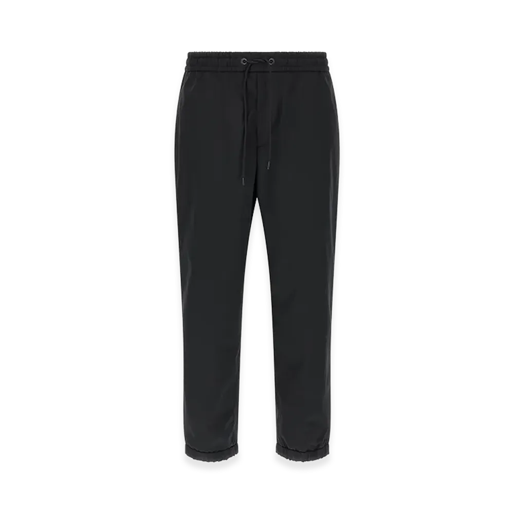 MONCLER Grosgrain Tape Joggers "Black"