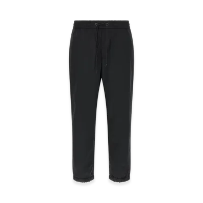 MONCLER Grosgrain Tape Joggers "Black"