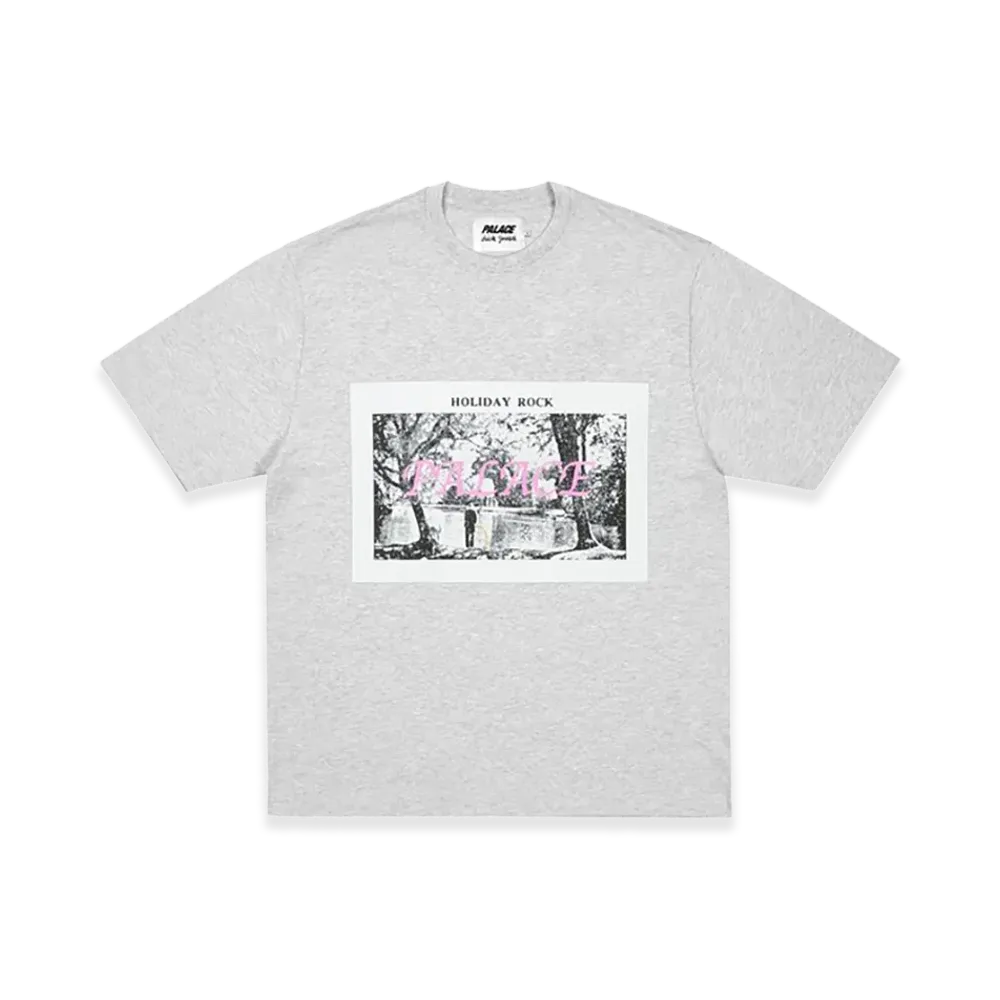 PALACE Dick Jewell T Shirt "Grey Marl"