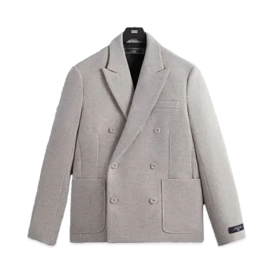 Kith Felted Jersey Julius Blazer "Heather Grey"