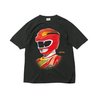 スーパー戦隊 x HOMEGAME \ 2001 ガオレッド TEE "BLACK"
