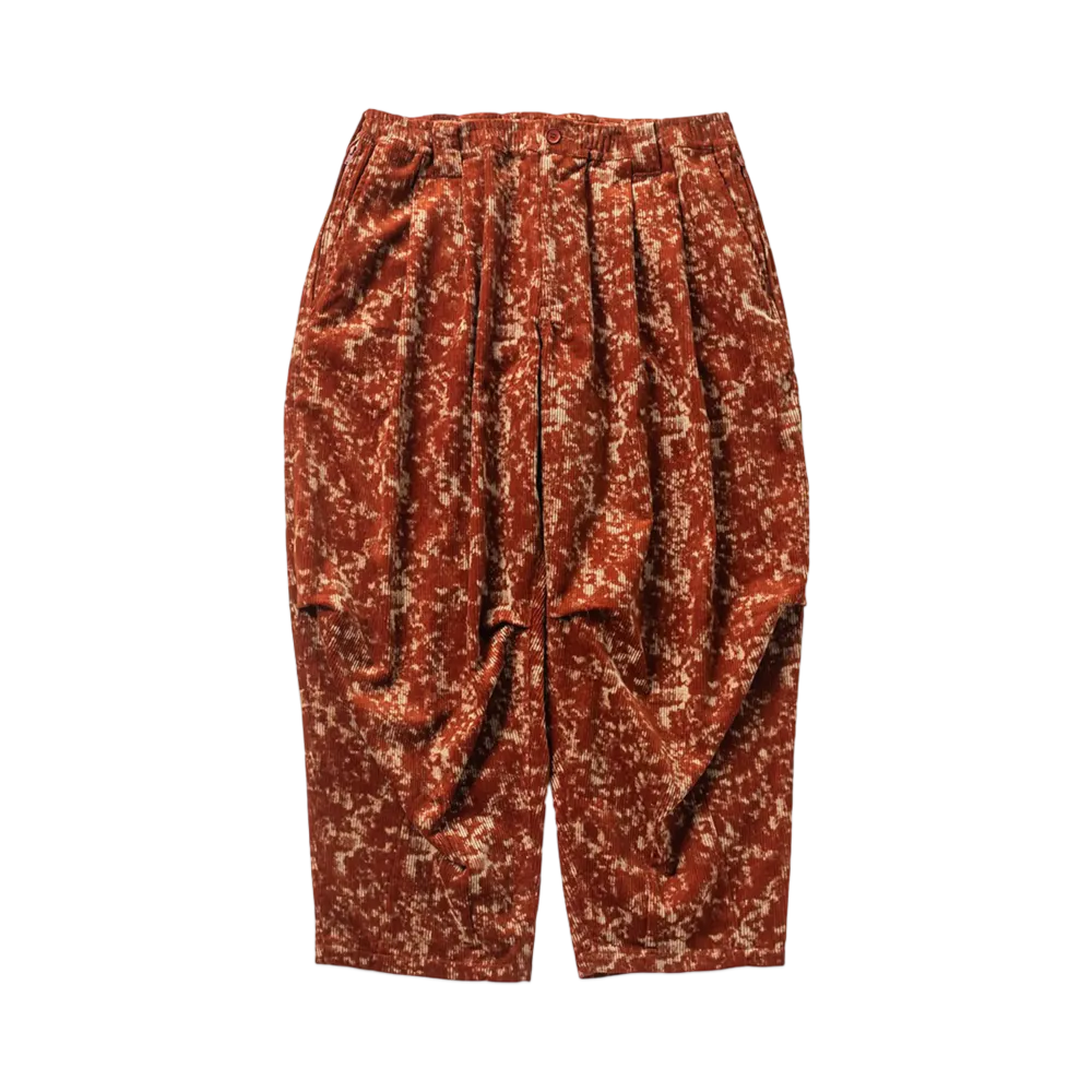 TIGHTBOOTH Bleach Cord Balloon Pants "Brown"