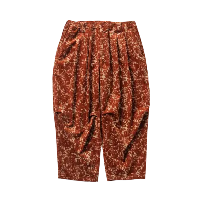 TIGHTBOOTH Bleach Cord Balloon Pants "Brown"